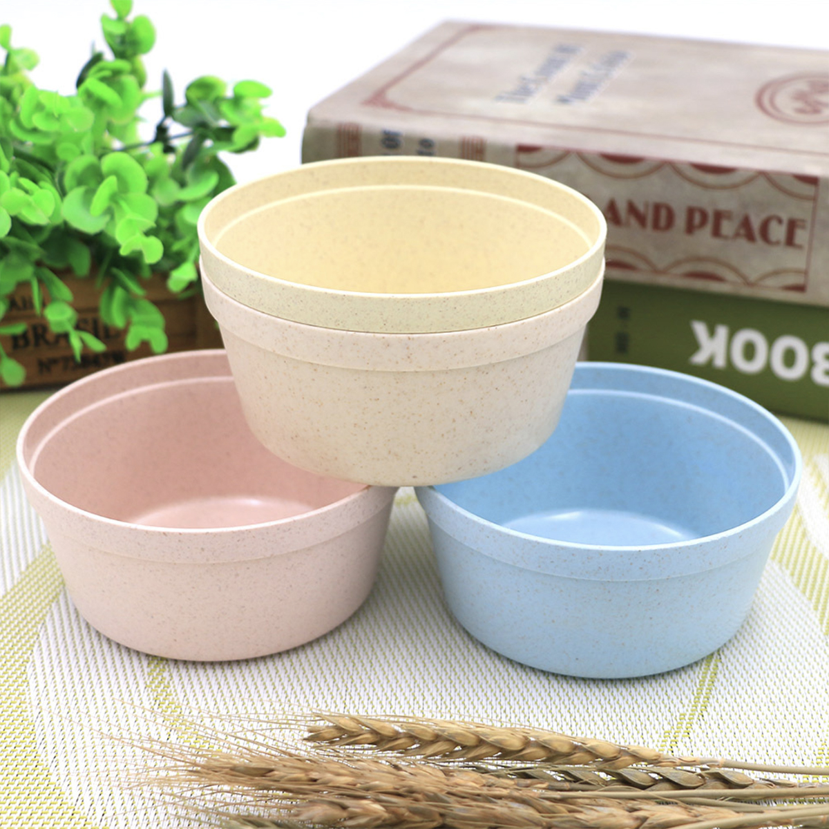 Wheat Straw Bowl Set